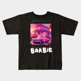 Barbie pink summer vibe Kids T-Shirt